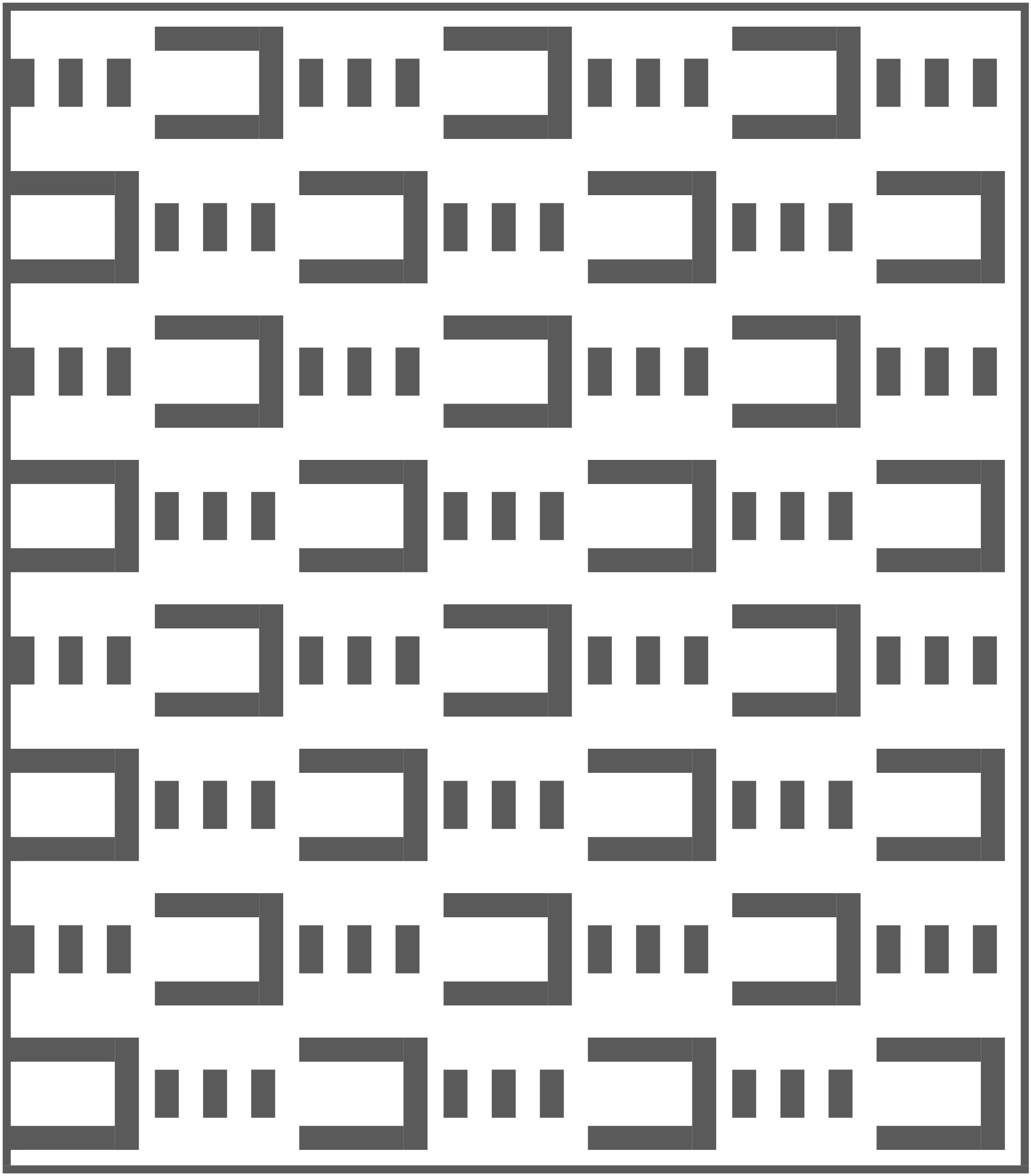 Magnetic Quilt Block Pattern