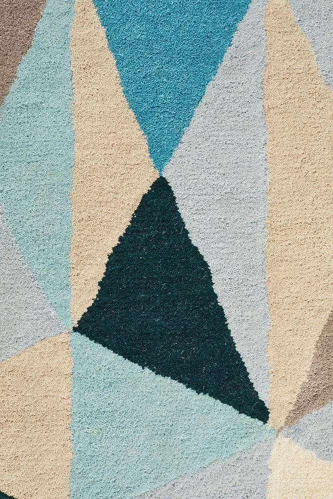 Matrix Pure Wool 901 Turquoise Rug