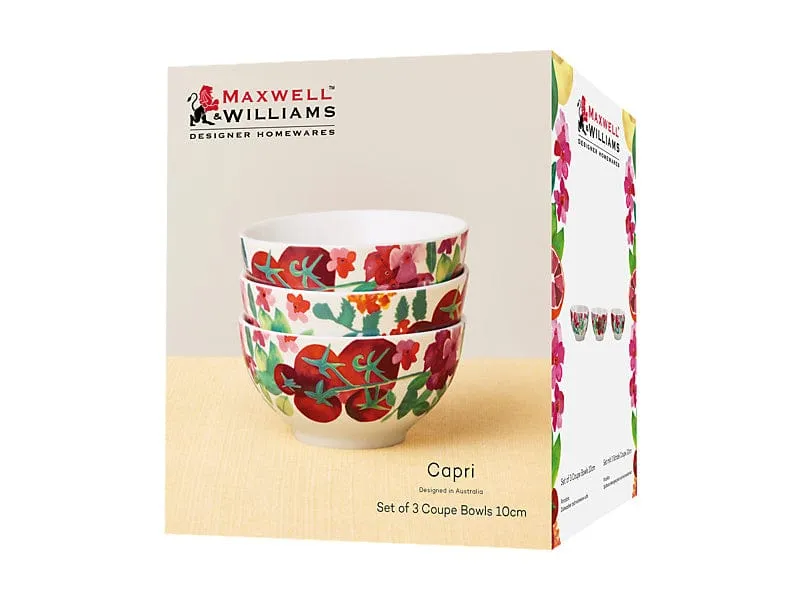 Maxwell & Williams Capri Coupe Bowl Set of 3 10cm YD0079