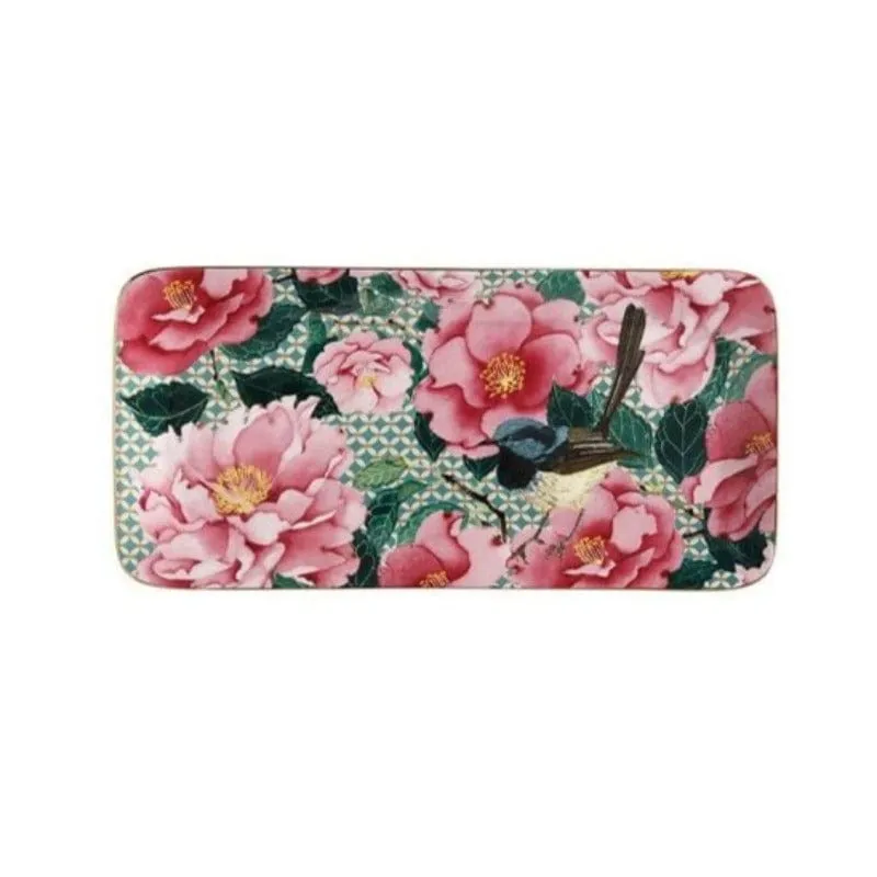 Maxwell Williams Teas & C's Silk Road Rectangle Platter 25x12cm Aqua