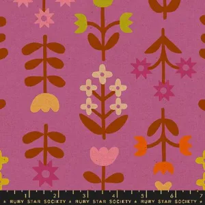Meadow Canvas in Wildflower -- Favorite Flowers by Ruby Star Society -- Moda Fabric