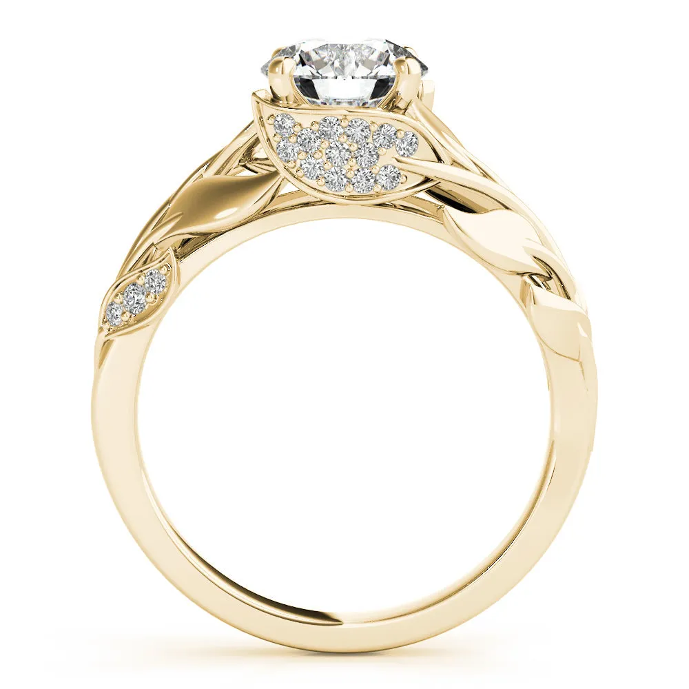 Meadow Round Lab Grown Diamond Solitaire Engagement Ring IGI Certified