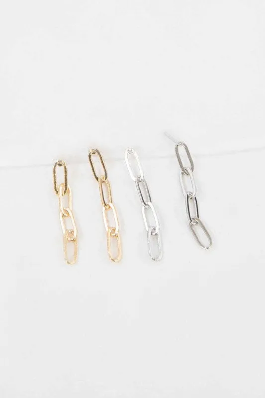 Mini Chain Dangle Earrings