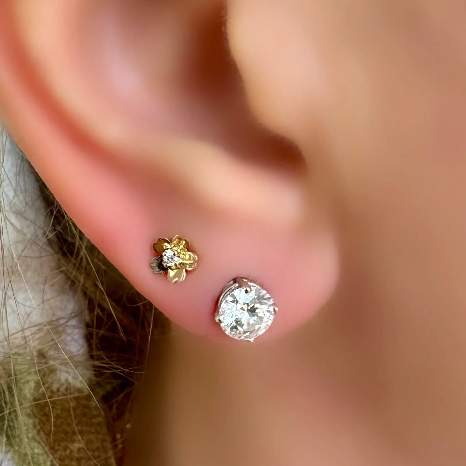 Mini Cherry Blossom Studs
