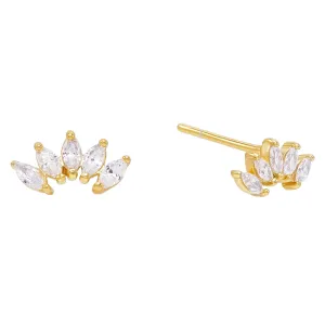 Mini Marquise Stud Earring