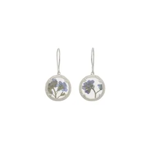 Mini Silver Forget Me Not Earrings