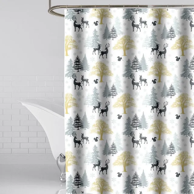 Modern Bath Shower Curtains