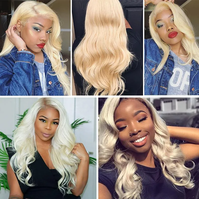 Modern Show 613 Blonde Hair Weave Brazilian Body Wave Human Hair 4 Bundles