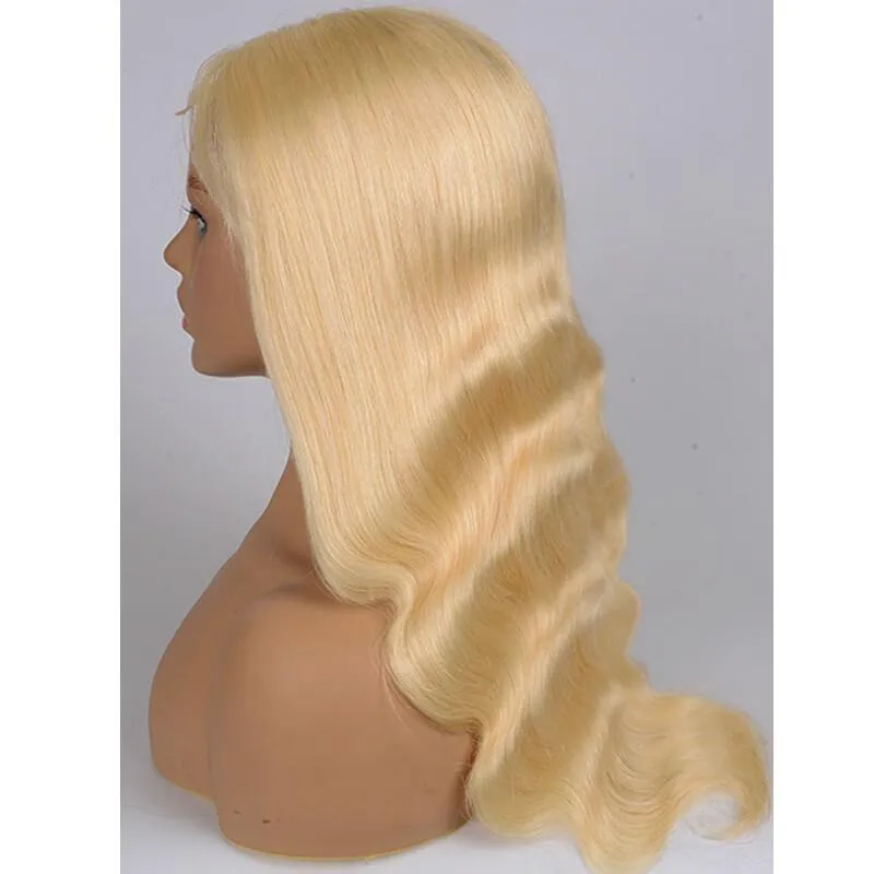 Modern Show 613 Blonde Wig Body Wave Human Hair 4X4 Lace Closure Wigs With Baby Hair For Women