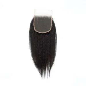 Modern Show 6x6 Yaki Straight Closure Remy Human Hair