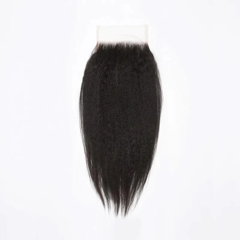 Modern Show 6x6 Yaki Straight Closure Remy Human Hair