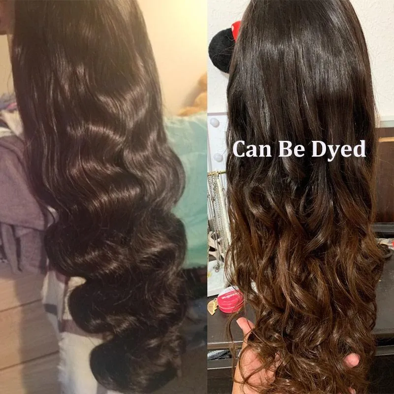 Modern Show Affordable Long Body Wave 13x4 Invisible Lace Front Wigs Brazilian Remy Human Hair Wigs