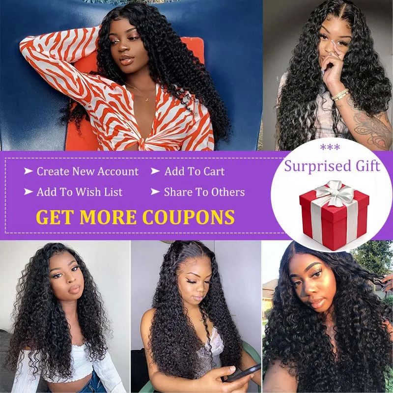 Modern Show Deep Wave 13x6 Transparent Lace Front Wigs Brazilian Curly Human Hair