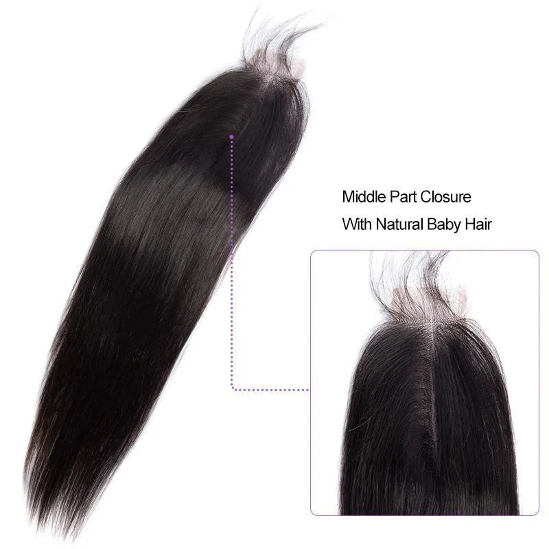Modern Show Straight 2x6 Inch Closure Remy Human Hair