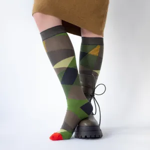 Multico Abstract Knee Highs