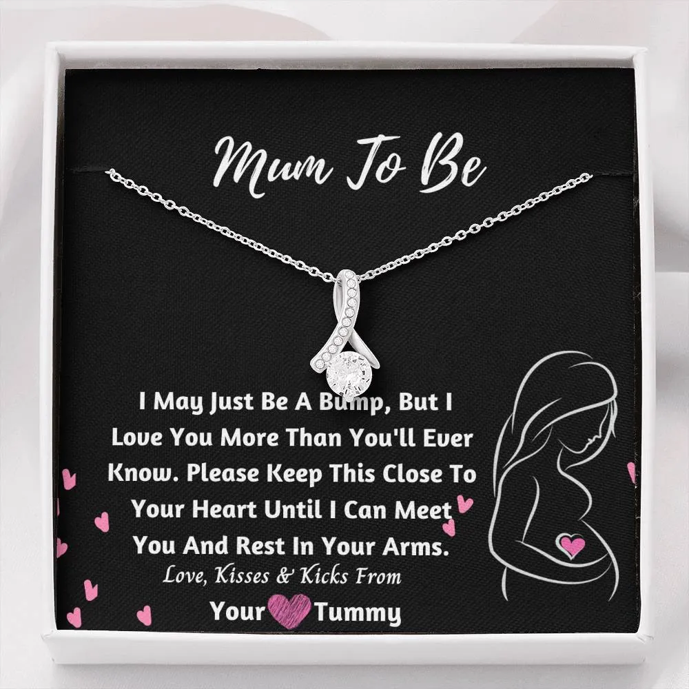 Mum To Be Ribbon Necklace- Love from Tummy