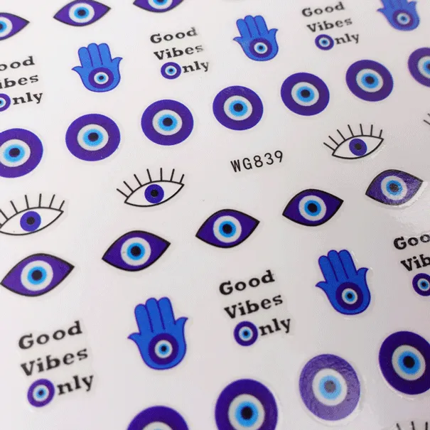 Nail Art Sticker - Evil Eye