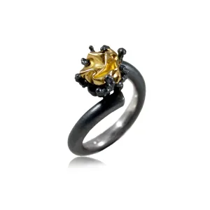 Naphtha Ring Black & Gold