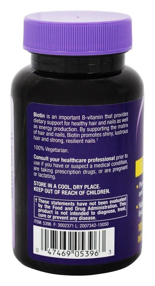 Natrol - Biotin Maximum Strength 10000 mcg. - 100 Tablets