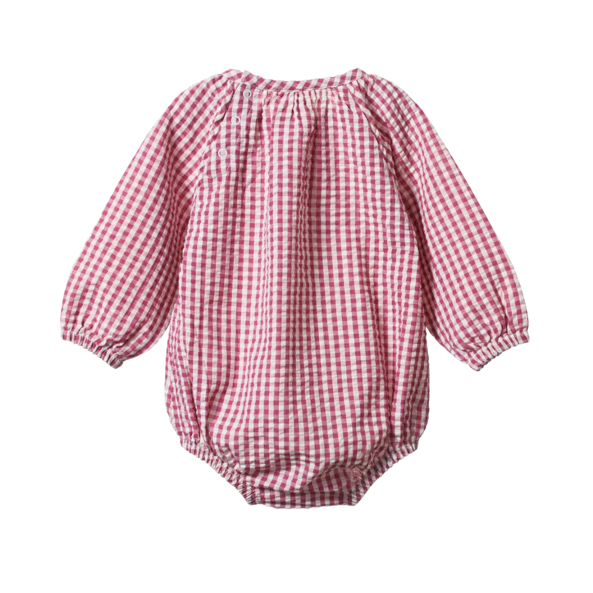 NATURE BABY MEADOW BODYSUIT GINGHAM JAM CHECK
