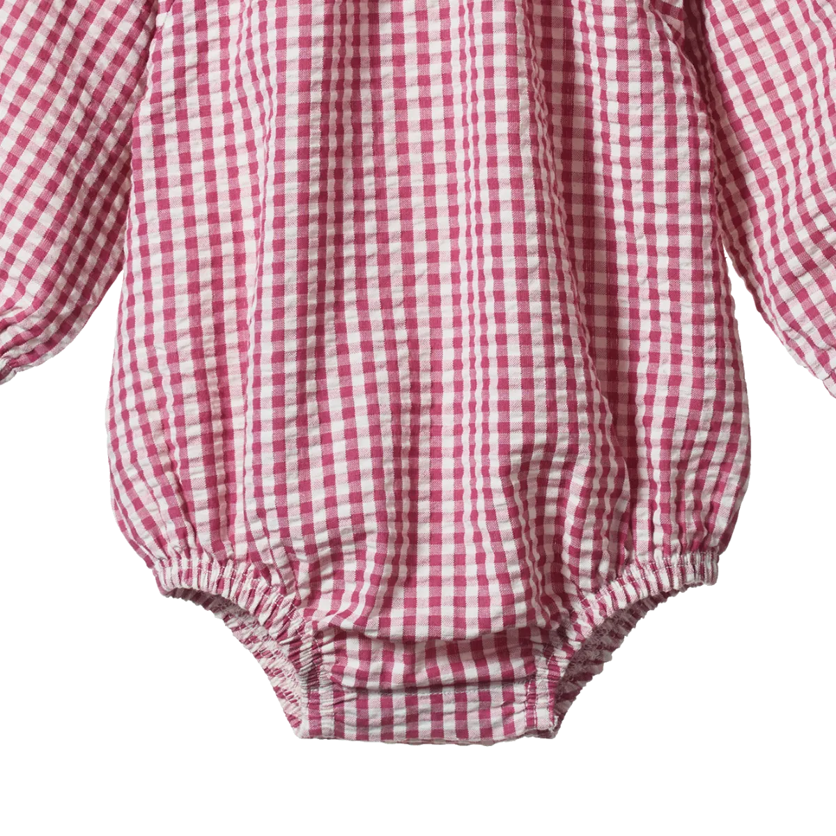 NATURE BABY MEADOW BODYSUIT GINGHAM JAM CHECK