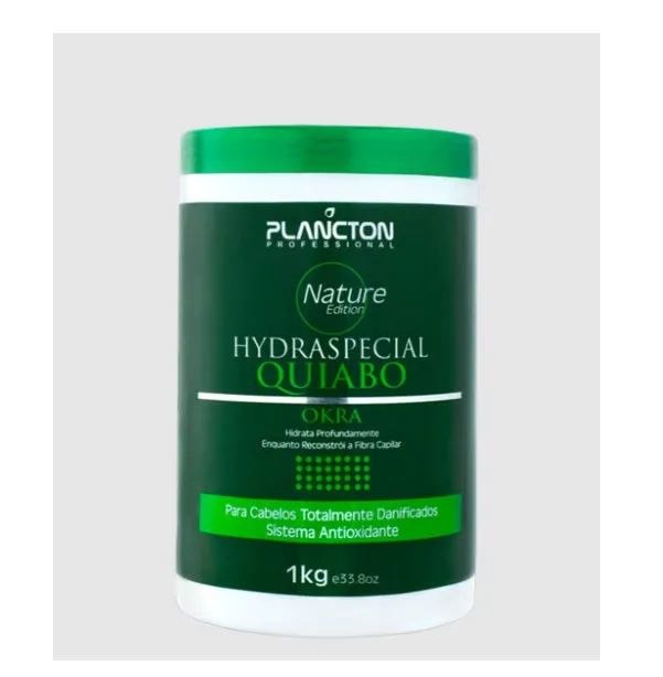 Nature Hydration Okra Quiabo Hair Treatment Mask 1Kg - Plancton Professional