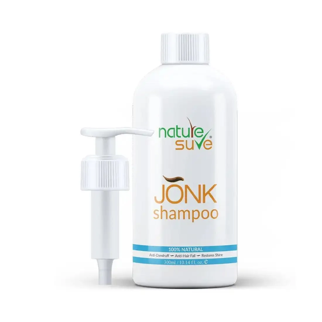 Nature Sure Combo: Jonk Tail 110ml and Jonk Shampoo Hair Cleanser 300ml for Men and Women