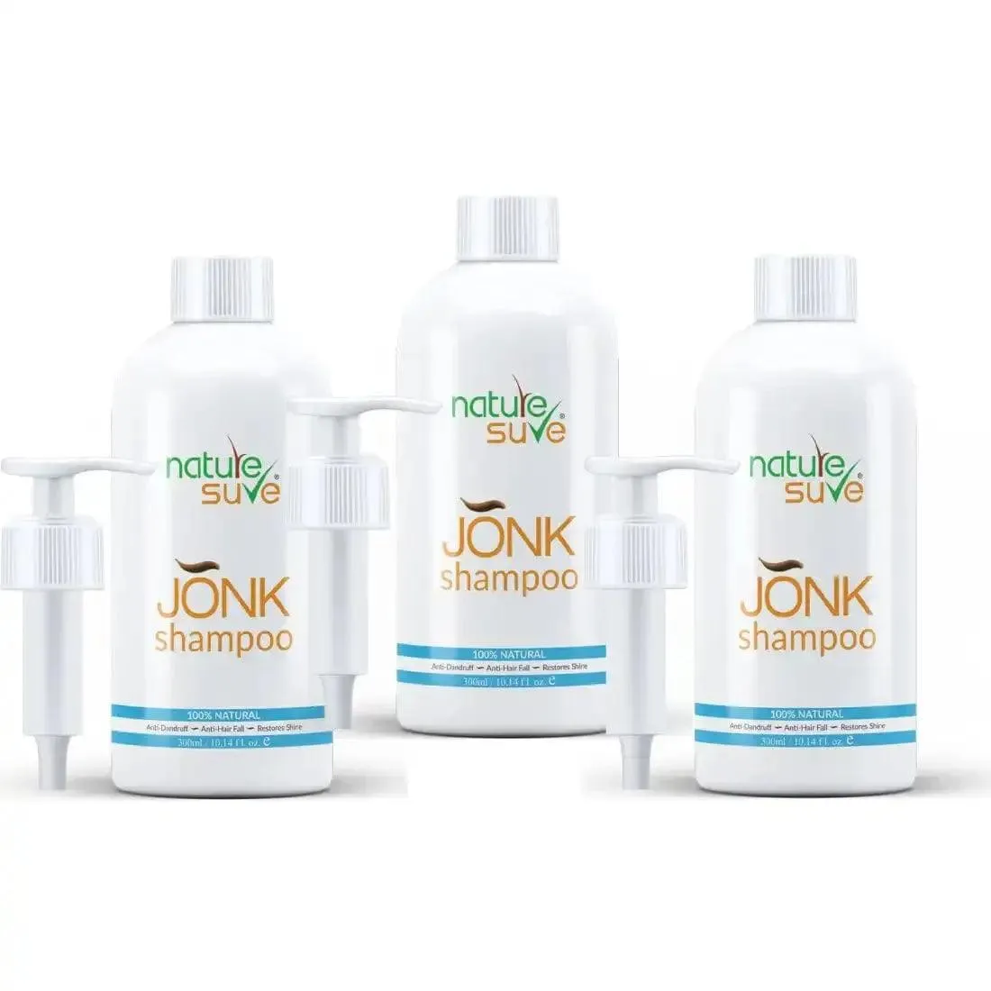 Nature Sure Jonk Shampoo Hair Cleanser for Men and Women 300ml