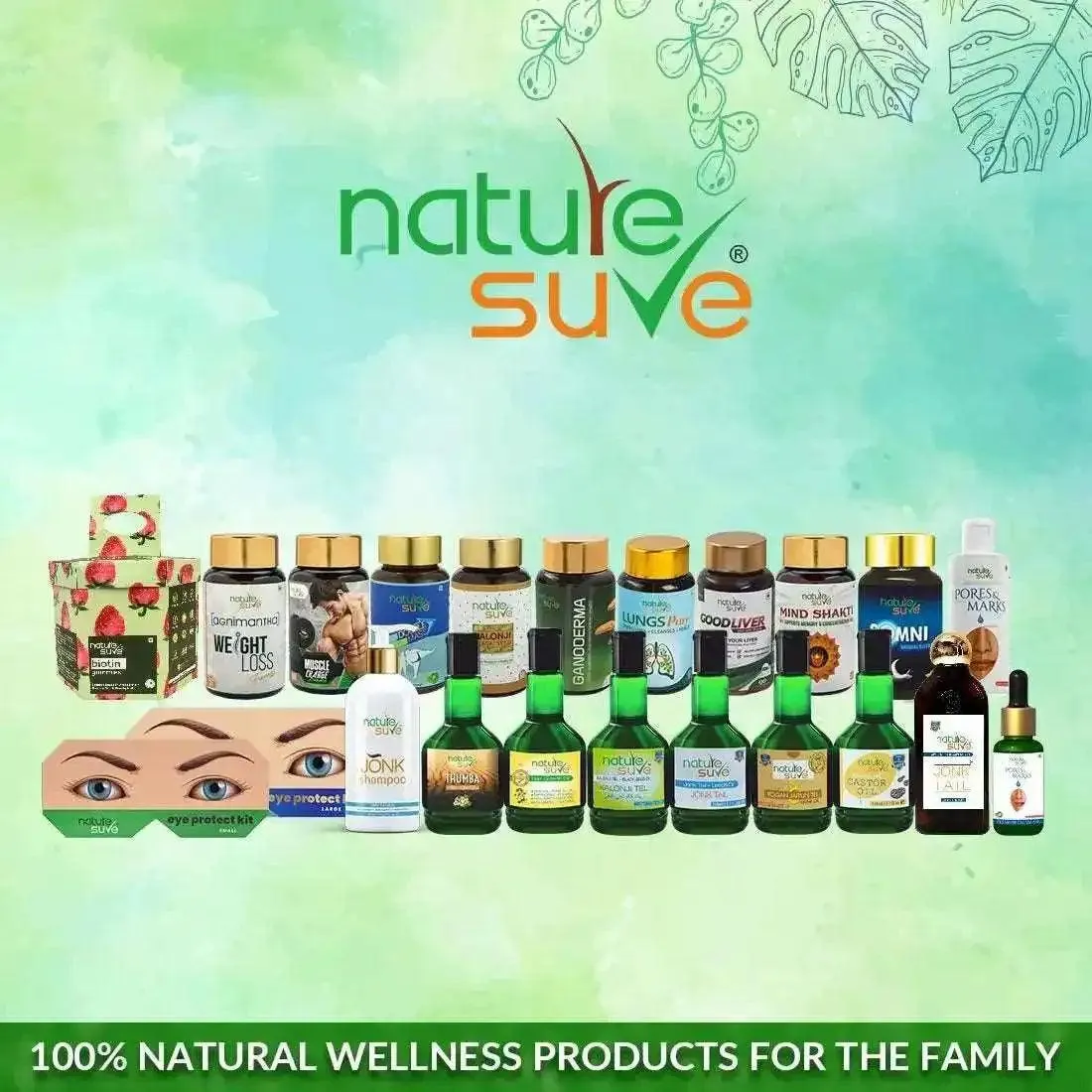 Nature Sure Jonk Tail for Hair Problems in Men and Women - 110ml