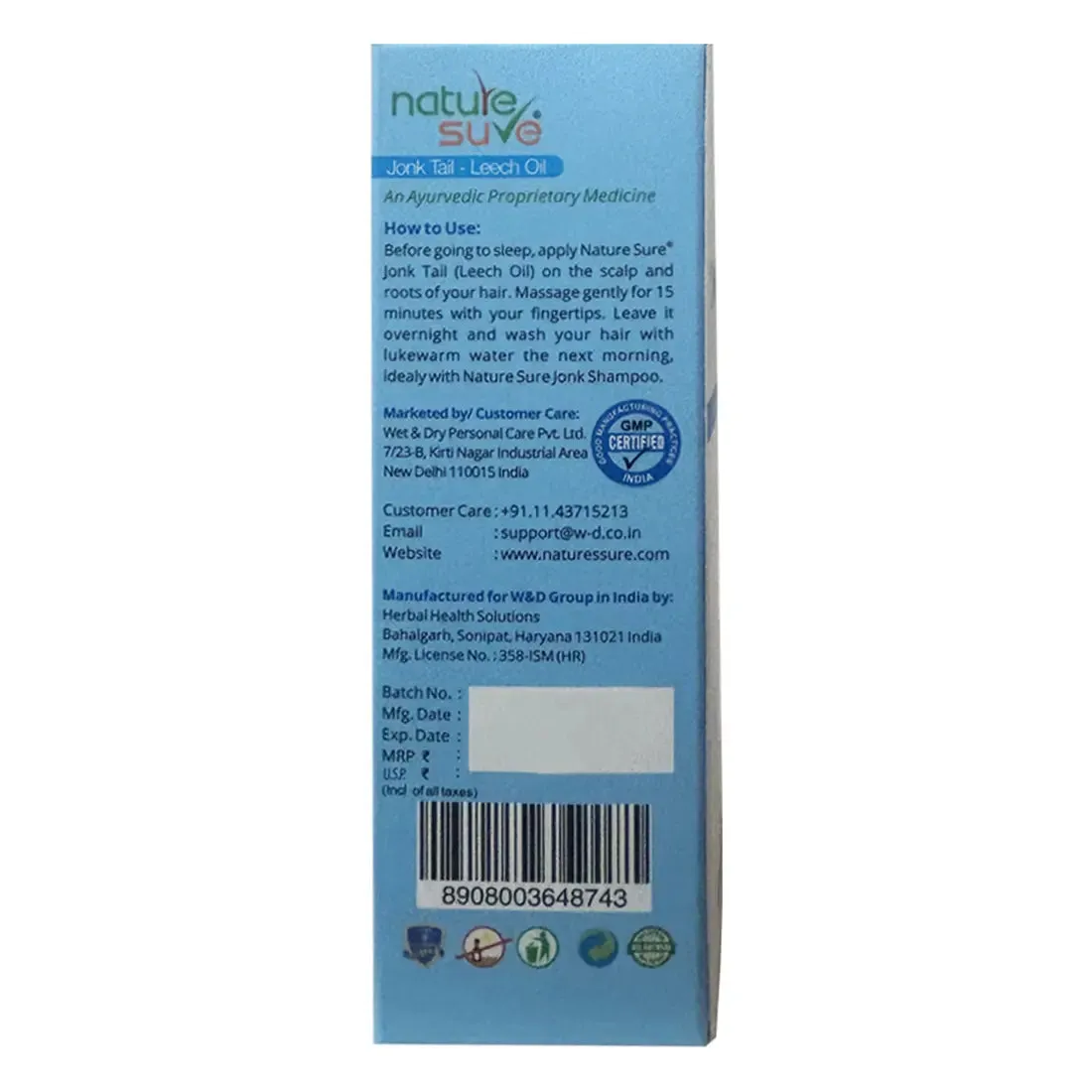 Nature Sure Jonk Tail for Hair Problems in Men and Women - 110ml