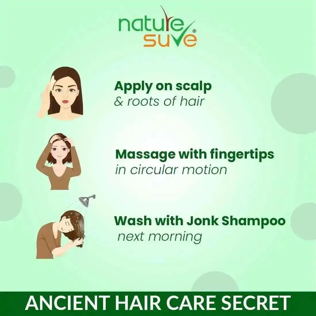 Nature Sure Jonk Tail for Hair Problems in Men and Women - 110ml