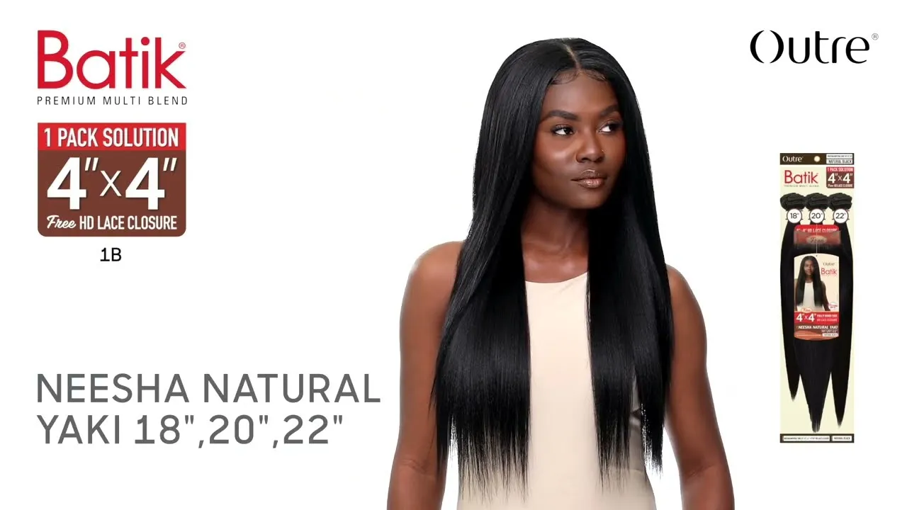 Neesha Natural Yaki 18" 20" 22"
