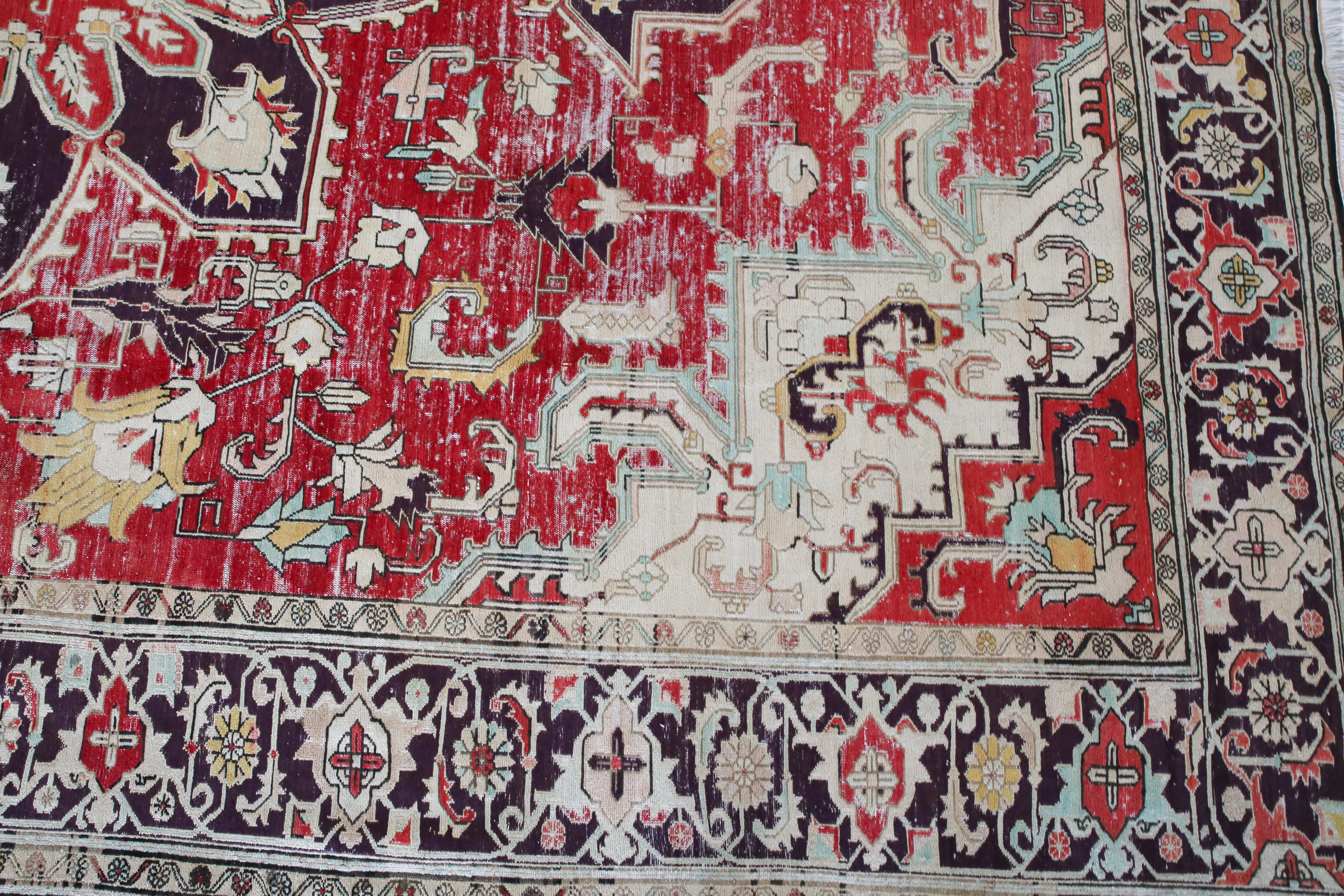 Old Eastern Sumac Kilim 6.7ftx9.4ft