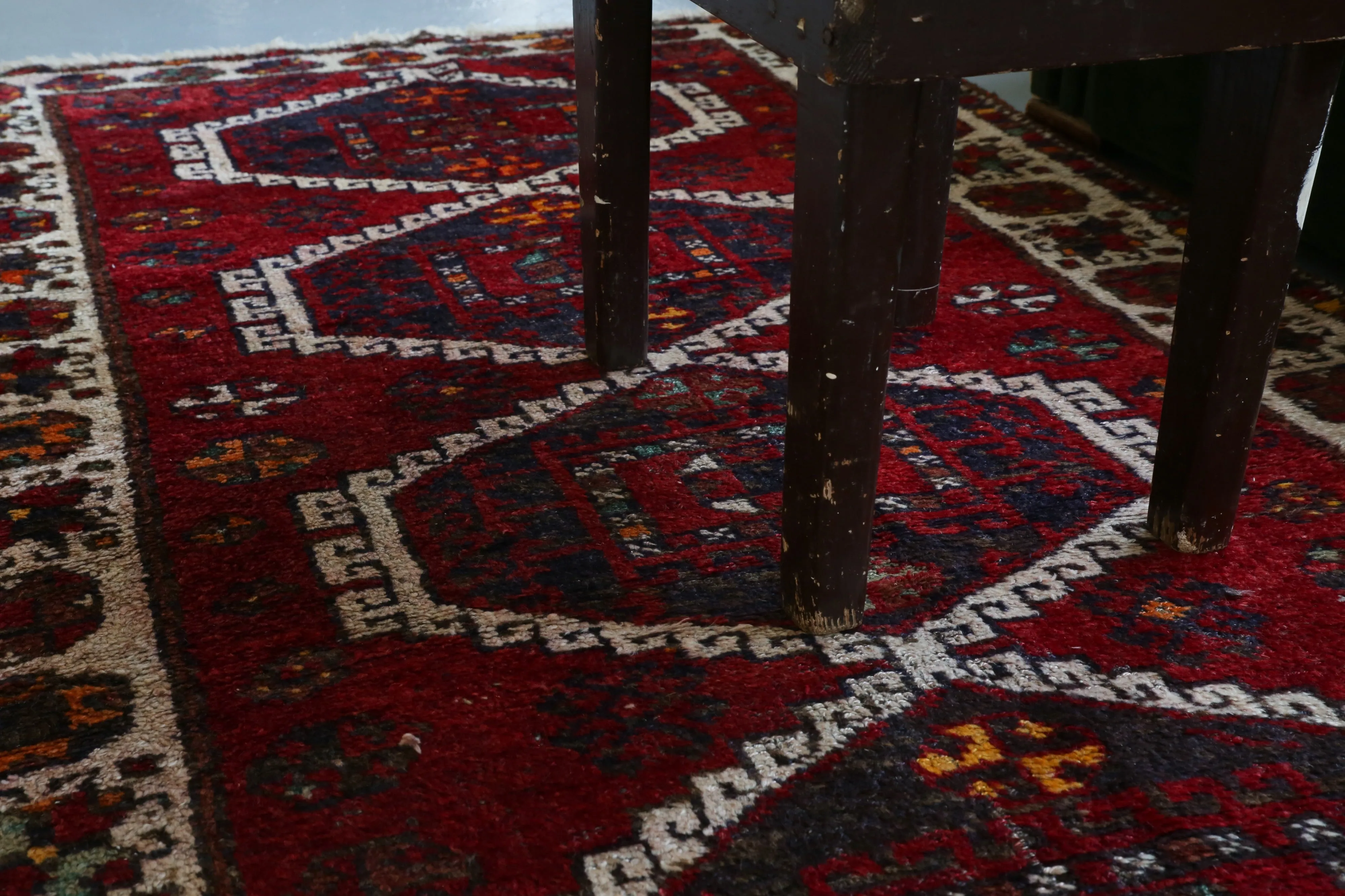Old Kurdish Runner 4ftx8.6ft