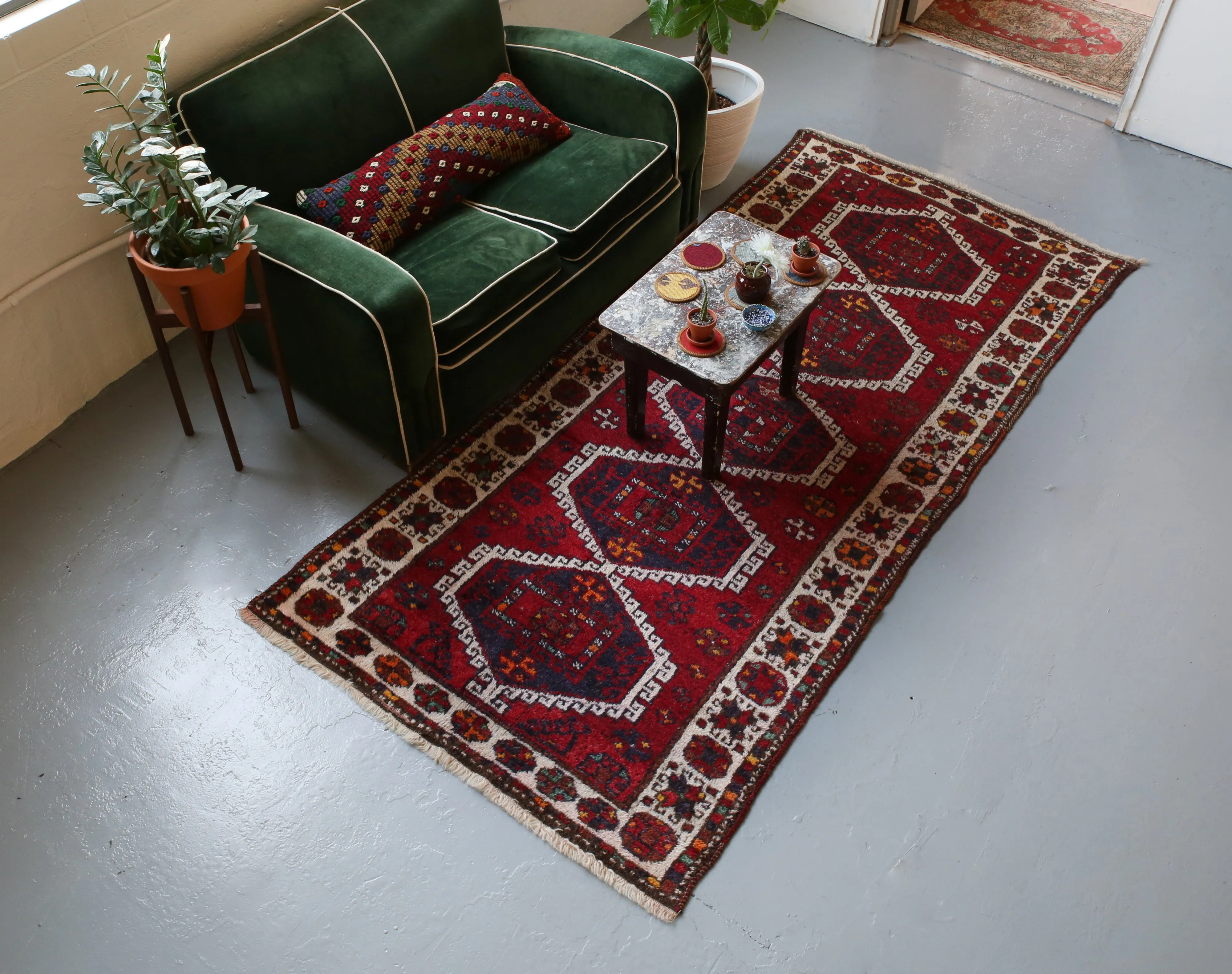 Old Kurdish Runner 4ftx8.6ft