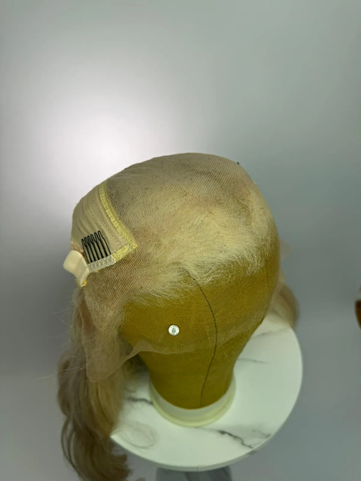 Orange Human Hair HD Lace Front Wig (Made to Order)