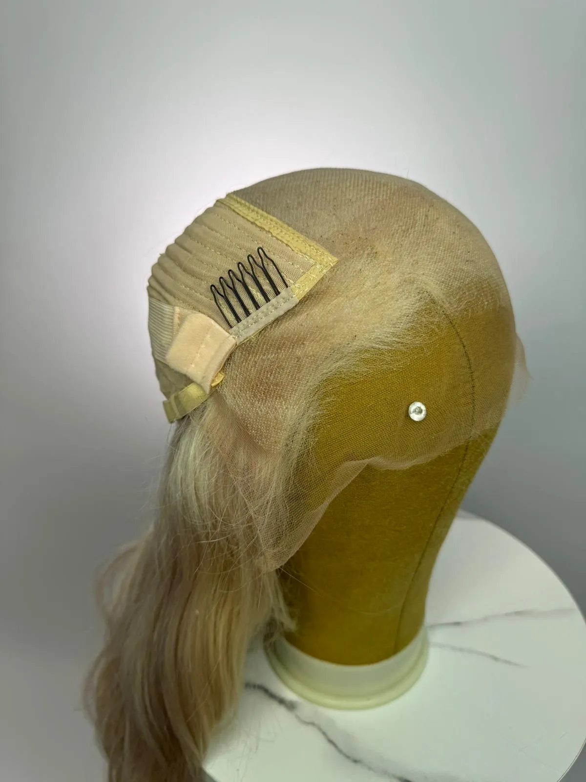 Orange Human Hair HD Lace Front Wig (Made to Order)