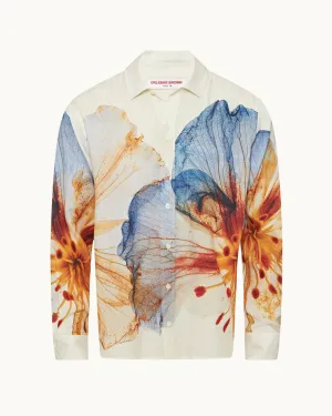 Orlebar Brown Grasmoor LS Shirt - White Sand