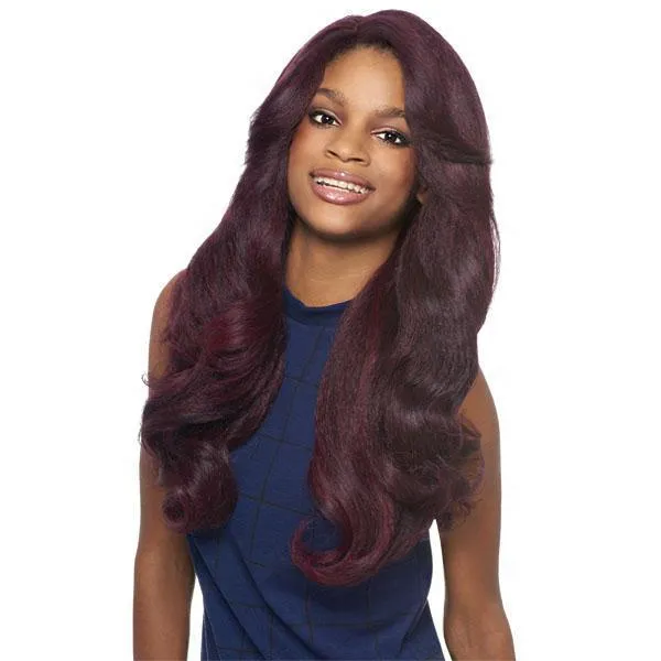 Outre Lace Front Batik Bundle Hair Synthetic Lace Front Wig - Dominican Blow Out Relaxed Batik
