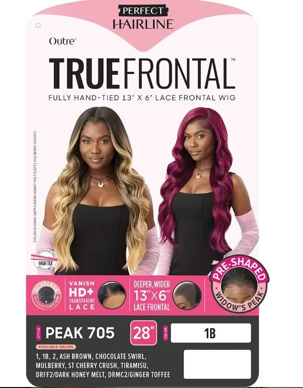 Outre Lace Frontal Wig Perfect Hairline Synthetic 13x6 TRUE FRONTAL - PEAK 705