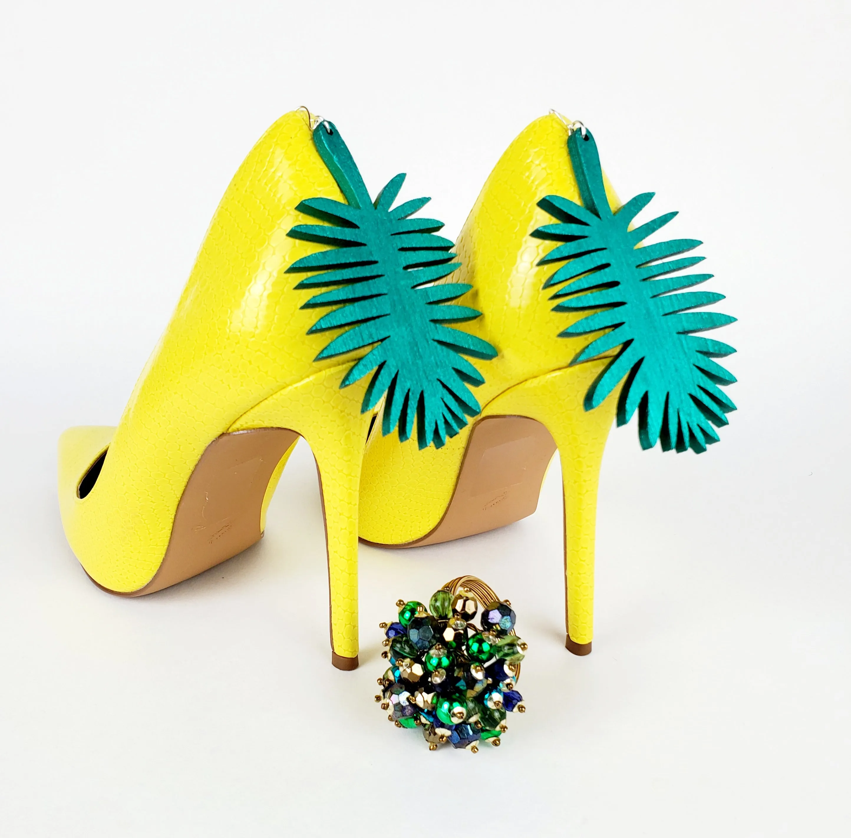 Palm Leaf Earring