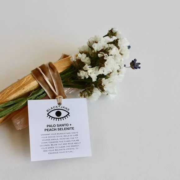 PALO SANTO   PEACH SELENITE