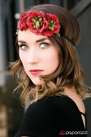 Paparazzi - Forest Flower - Red Hippie