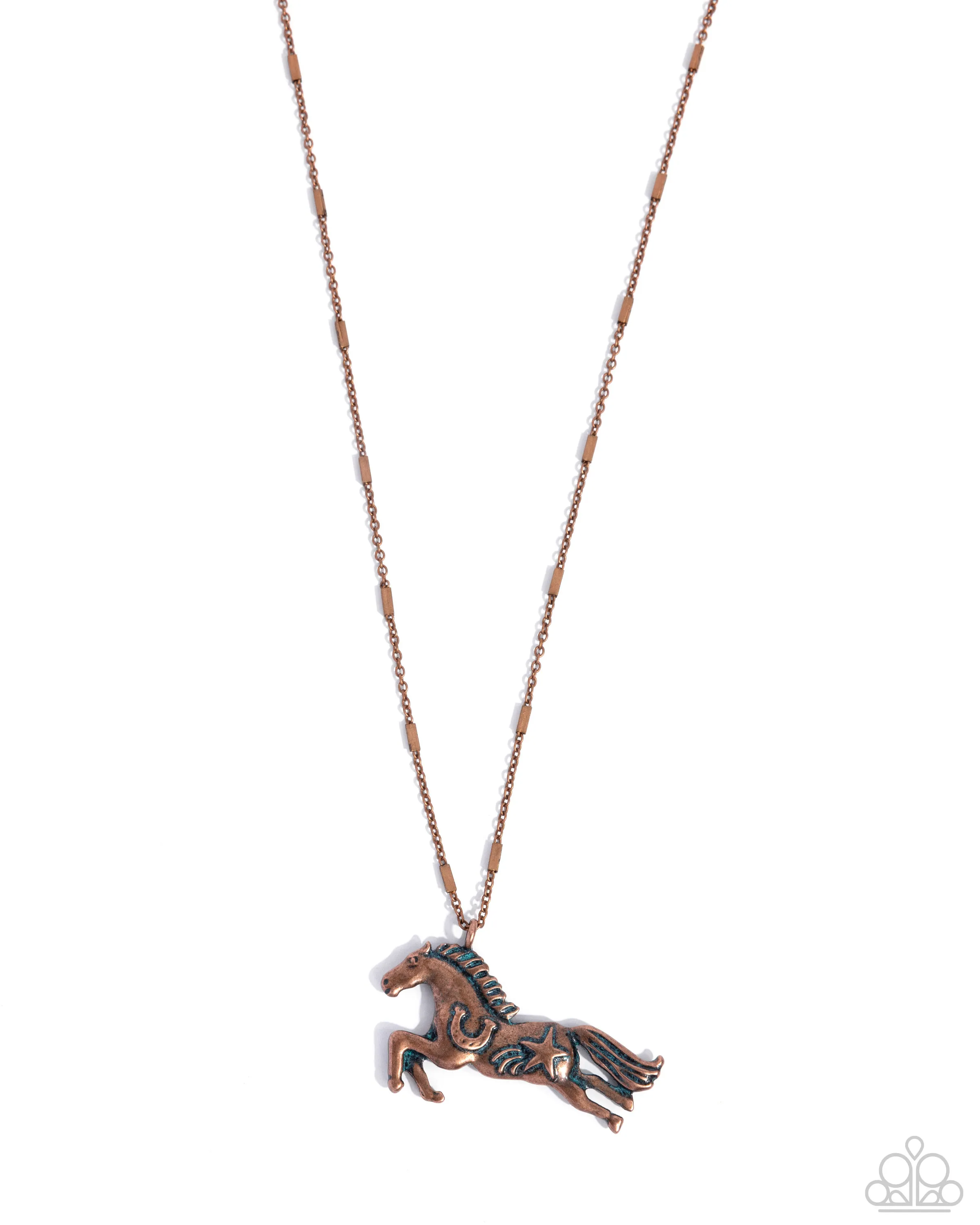 Paparazzi Stallion Spotlight - Copper Necklace