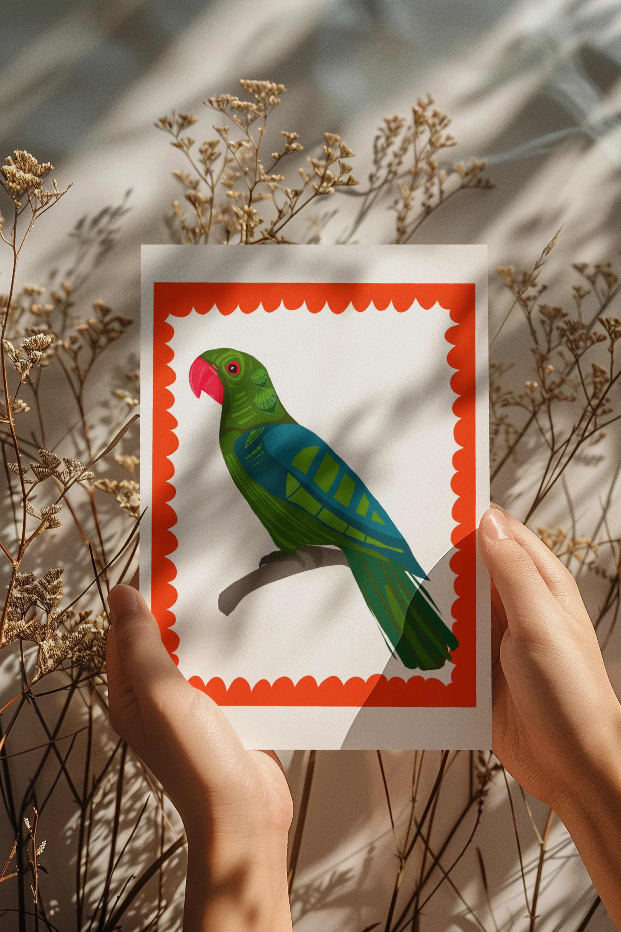 PARROT 3- ORIGINAL LIMITED EDITION FINE ART GICLEE PRINT