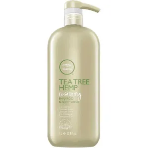 Paul Mitchell Tea Tree Hemp Restoring Shampoo   Body Wash 1 Litre
