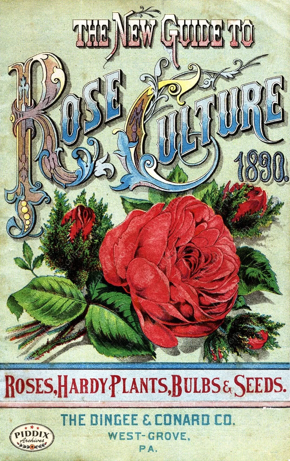 PDXC1523 -- Vintage Rose Culture Catalogs