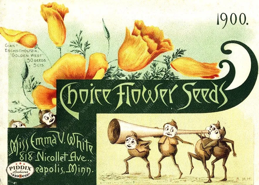 PDXC1537 -- Flower Seed Catalogs