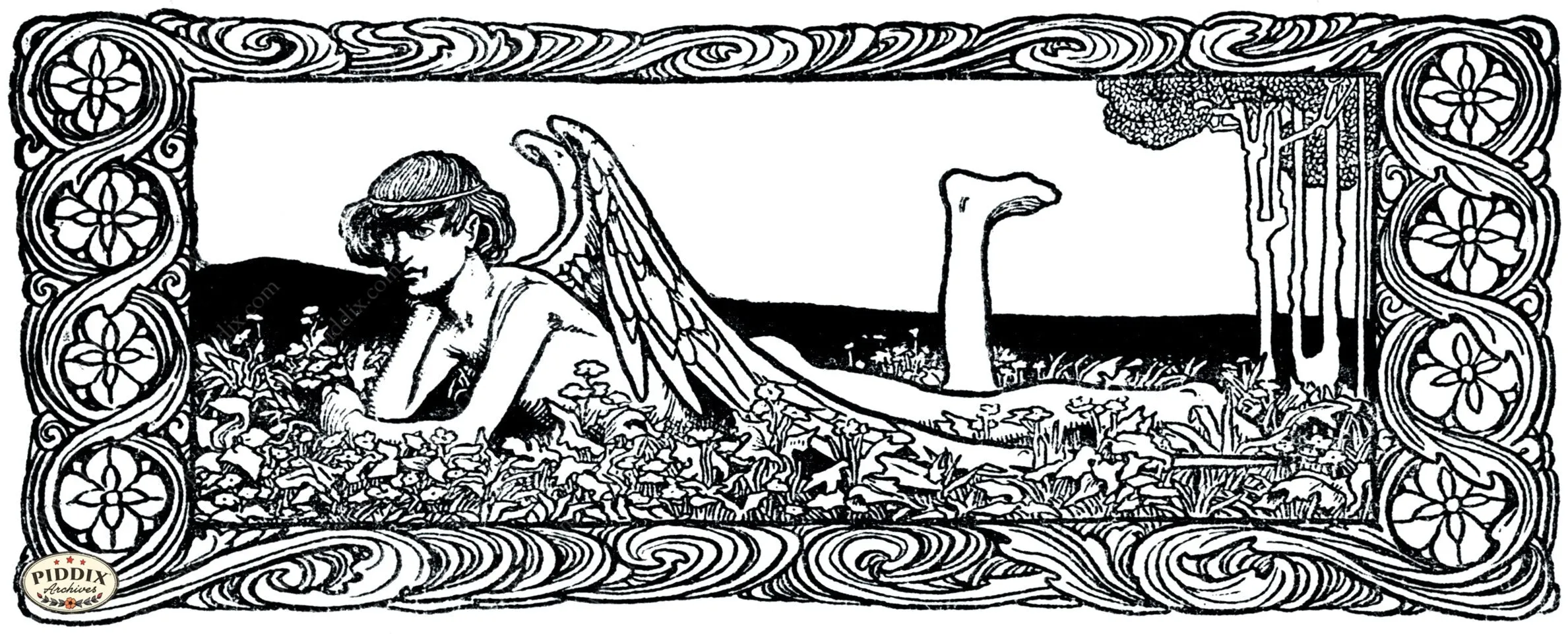 PDXC15604 -- Black & White Fairy Tales