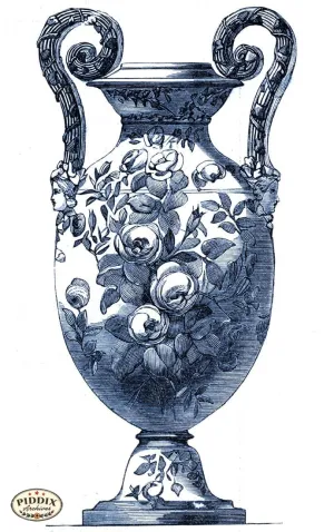 PDXC18890b -- Chinoiserie Vases
